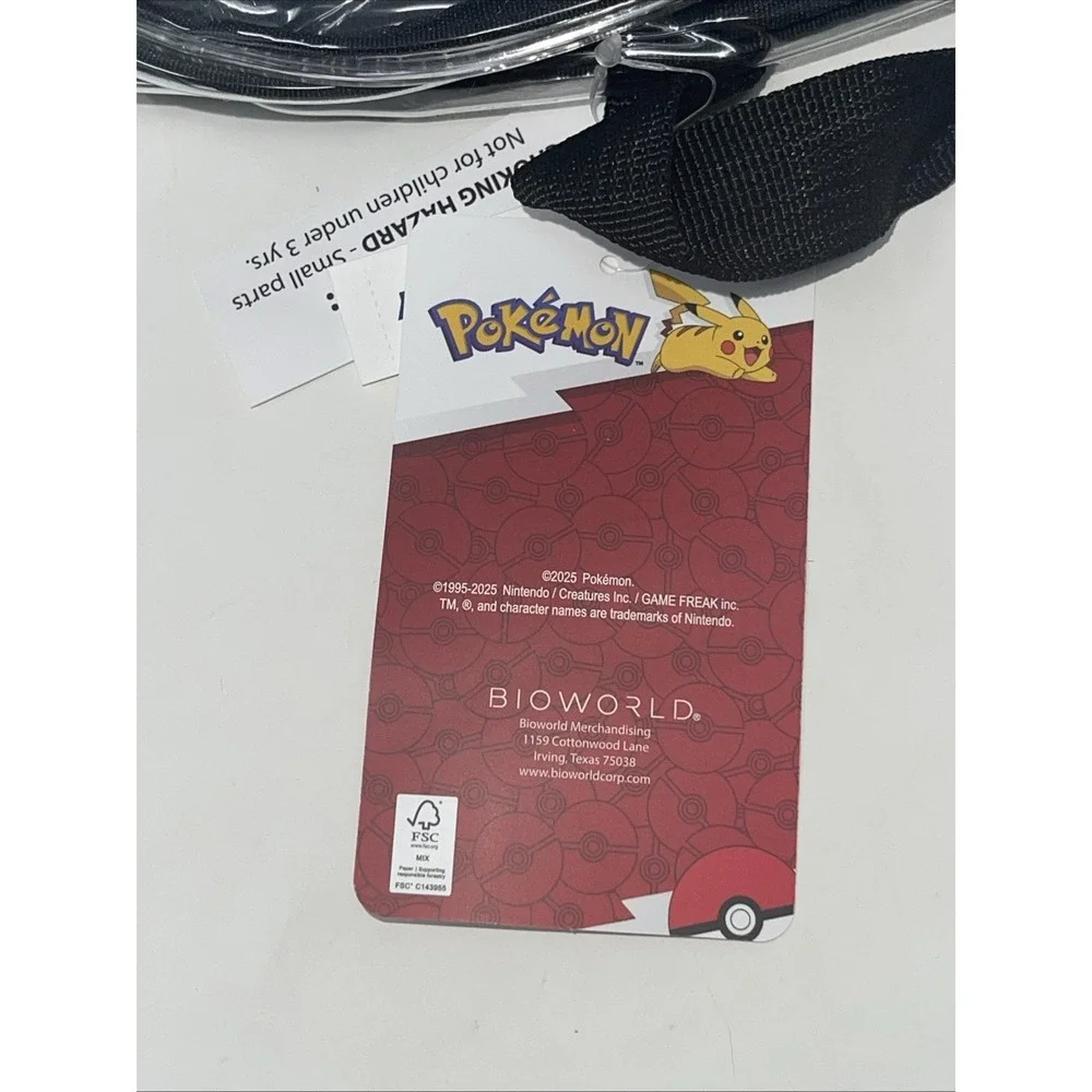 Clear See Thru‎ backpack Pokemon Pouch Stadiums School Pack Cards festival